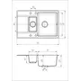 Кухонна мийка Galati Jorum 78D Maro (801)