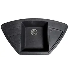 Угловая мойка Galaţi Jorum 98B Grafit (201) 98 * 50 черная угловая