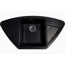 Кухонная гранитная мойка Galati Jorum 98B Antracit (901)