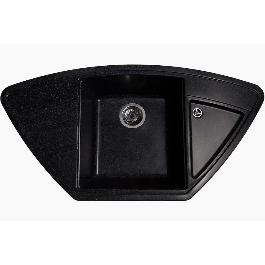 Кухонна гранітна мийка Galati Jorum 98B Antracit (901)