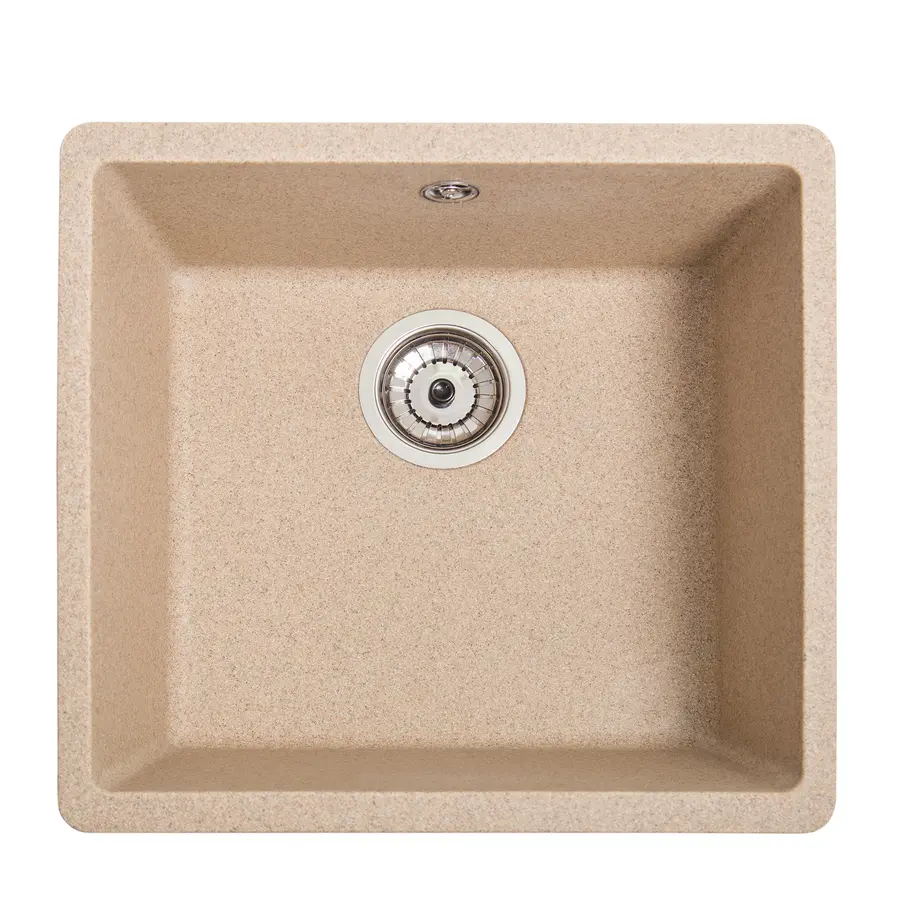 Гранітна кухонна мийка Galaţi Mira U-400 Piesok (301) 44*42