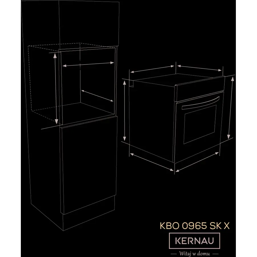 Духовой шкаф KERNAU KBO 0965 SK X