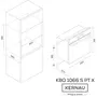 Духовой шкаф электрический KERNAU KBO 1066 S PT X