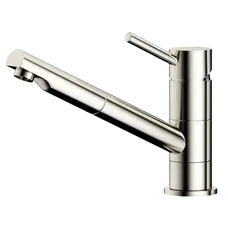 Смеситель кухонный KERNAU KWT 05 PO INOX с вытяжной лейкой