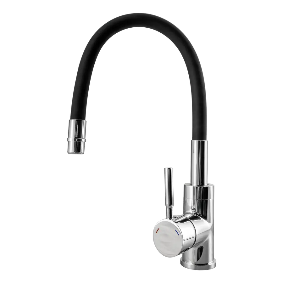 Смеситель кухонный KERNAU KWT 29 ELASTIC BLACK