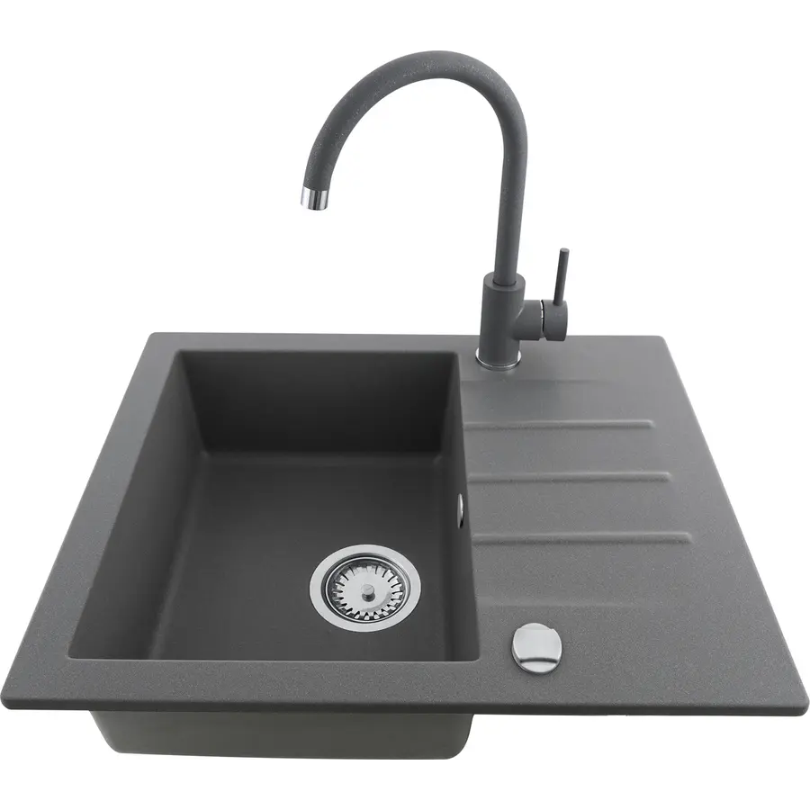 Кухонний змішувач KERNAU KWT 07A GREY METALLIC