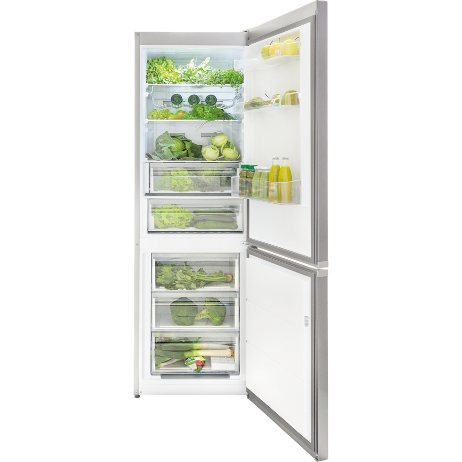 Двокамерний холодильник KERNAU KFRC 18162 NF IX