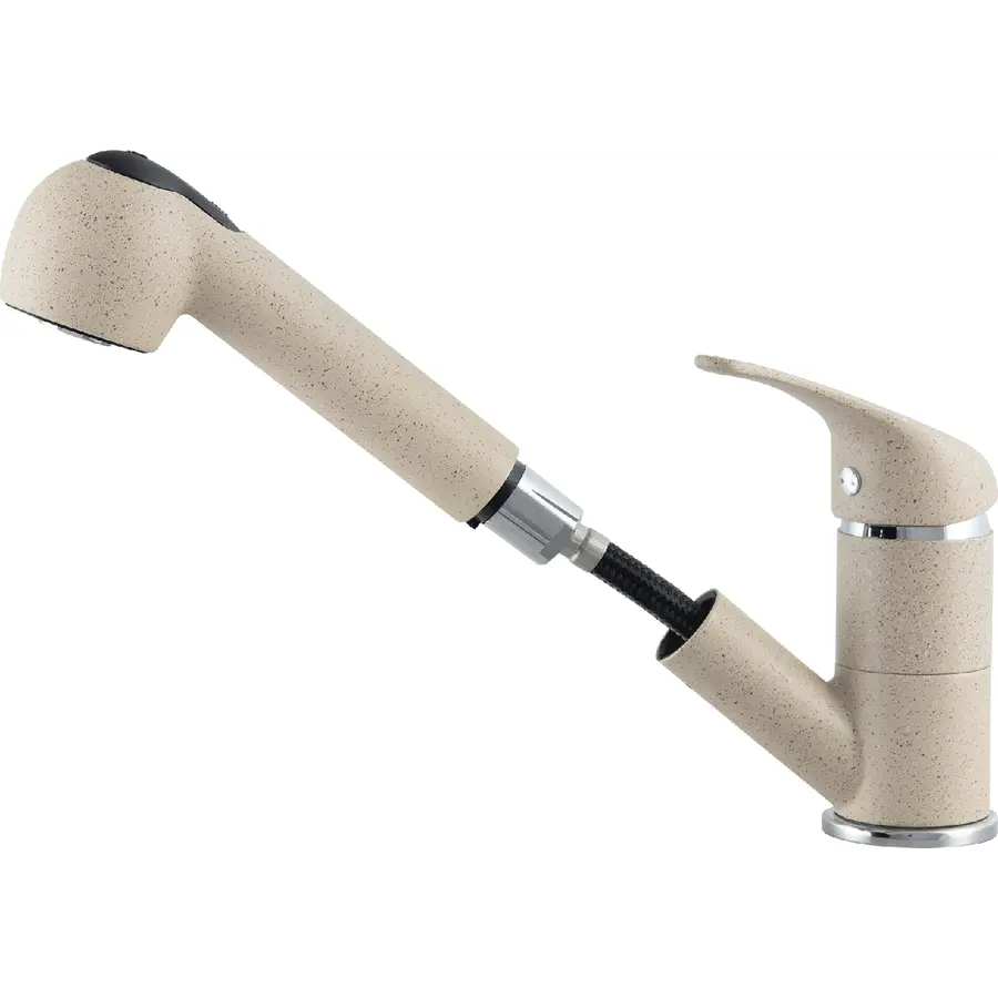 Кухонний змішувач KERNAU KWT 04A PO SAND з витяжною лійкою