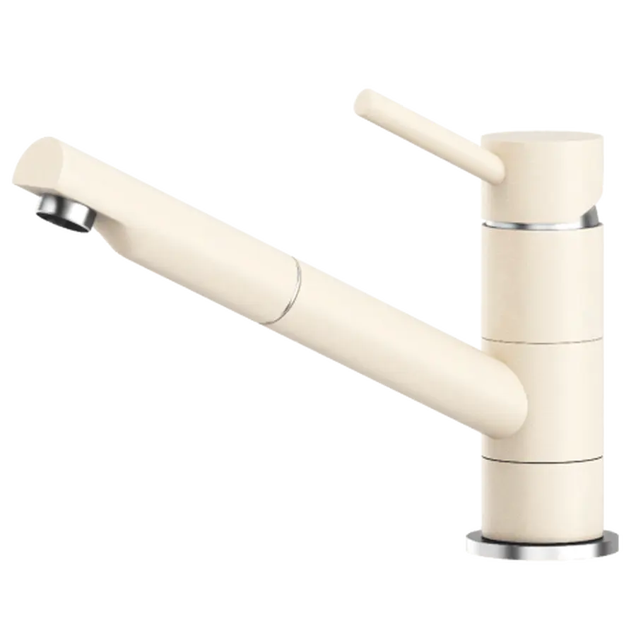 Смеситель кухонный KERNAU KWT 05 PO OLD WHITE с вытяжным носиком