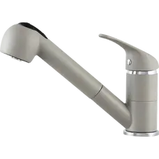 Смеситель кухонный KERNAU KWT 04A PO NATURAL BEIGE с вытяжной лейкой