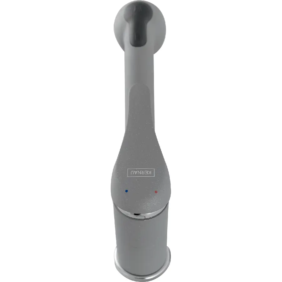 Смеситель кухонный KERNAU KWT 04A PO GREY METALLIC с вытяжной лейкой