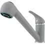 Смеситель кухонный KERNAU KWT 04A PO GREY METALLIC с вытяжной лейкой
