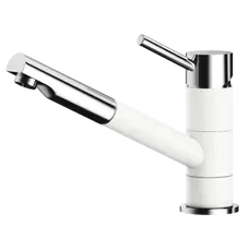 Кухонний змішувач KERNAU KWT 05 PO WHITE / CHROME з витяжним носиком