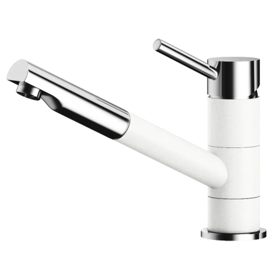Кухонний змішувач KERNAU KWT 05 PO WHITE / CHROME з витяжним носиком