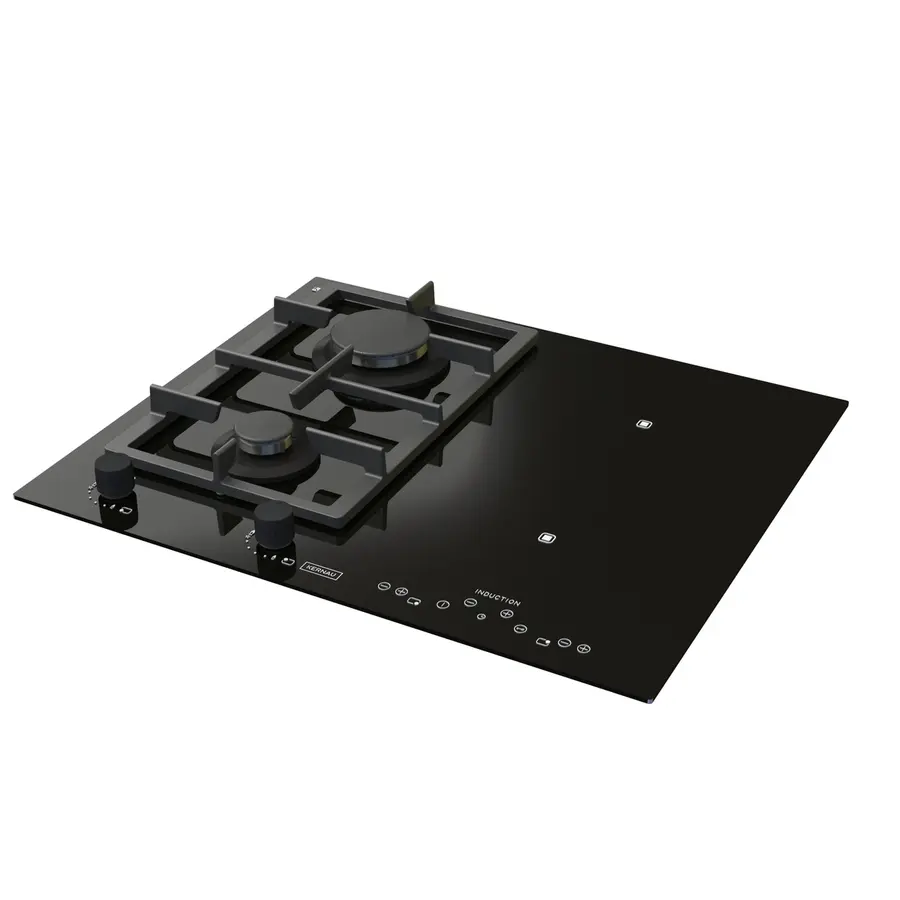 Індукційно-газова поверхня KERNAU KIGH 6422 CI B