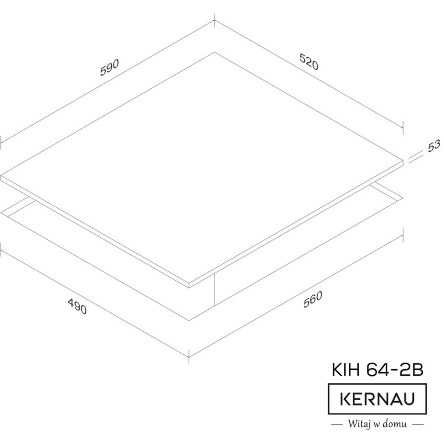 Варильна поверхня KERNAU KIH 64-2B