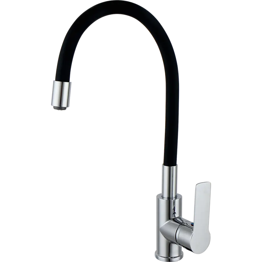 Смеситель кухонный KERNAU KWT 24 RUBBER BLACK