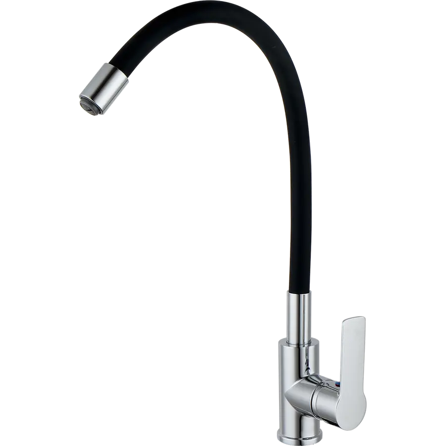 Смеситель кухонный KERNAU KWT 24 RUBBER BLACK