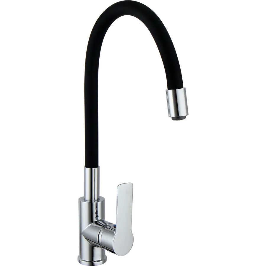 Смеситель кухонный KERNAU KWT 24 RUBBER BLACK