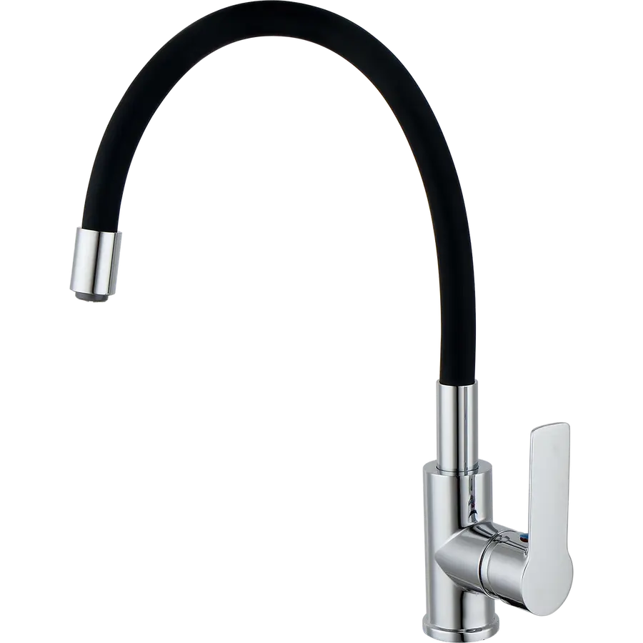 Смеситель кухонный KERNAU KWT 24 RUBBER BLACK