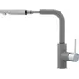 Кухонний змішувач KERNAU KWT 06A PO GREY METALLIC з витяжним носиком