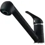 Смеситель кухонный KERNAU KWT 04A PO BLACK METALLIC с вытяжной лейкой