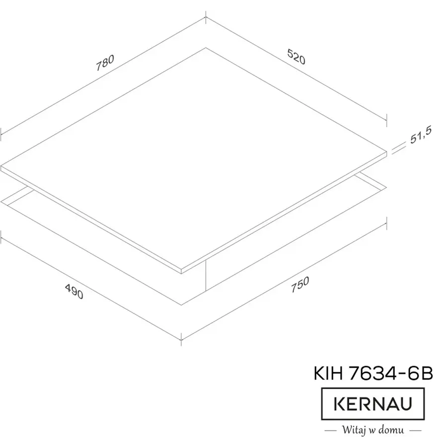 Варильна поверхня KERNAU KIH 7634-6B