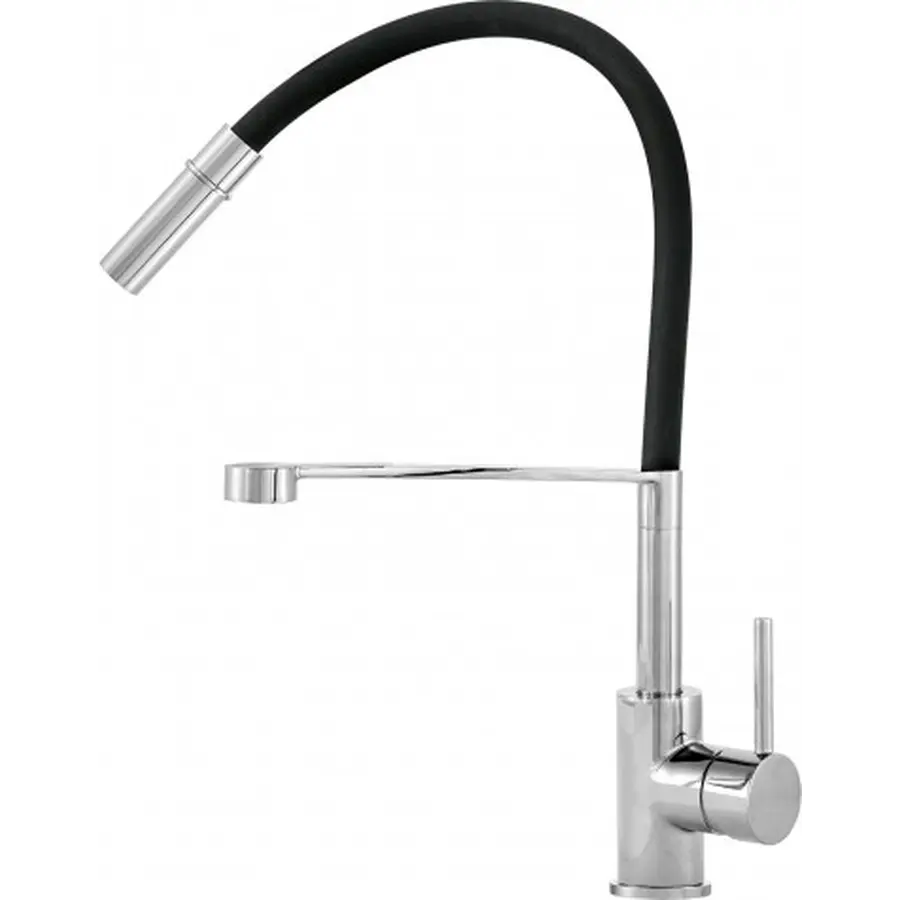 Смеситель кухонный KERNAU KWT 20 PO CHROME / BLACK