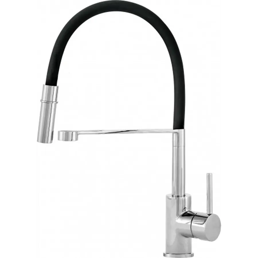 Смеситель кухонный KERNAU KWT 20 PO CHROME / BLACK
