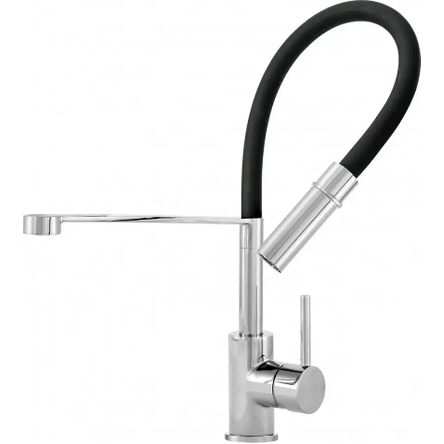 Смеситель кухонный KERNAU KWT 20 PO CHROME / BLACK