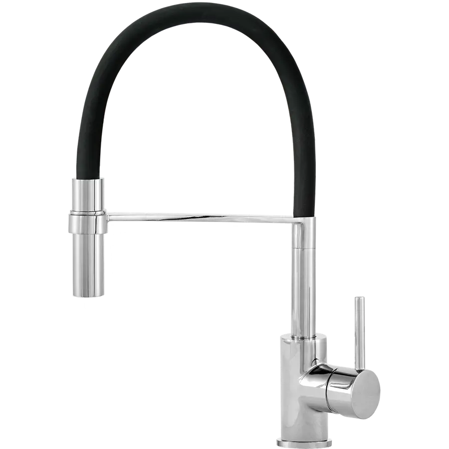 Смеситель кухонный KERNAU KWT 20 PO CHROME / BLACK