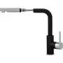 Смеситель кухонный KERNAU KWT 06A PO GRAPHITE с вытяжным носиком