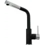 Смеситель кухонный KERNAU KWT 06A PO GRAPHITE с вытяжным носиком