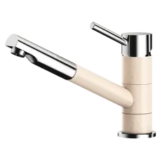 Смеситель кухонный KERNAU KWT 05 PO SAND/CHROME с вытяжным носиком