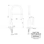 Смеситель кухоный KERNAU KWT 26 MATT BLACK