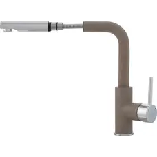 Кухонний змішувач KERNAU KWT 06A PO NATURAL BEIGE з витяжним носиком