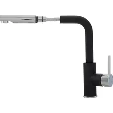 Кухонний змішувач KERNAU KWT 06A PO BLACK METALLIC з витяжним носиком