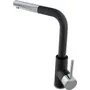 Смеситель кухонный KERNAU KWT 06A PO BLACK METALLIC с вытяжным носиком