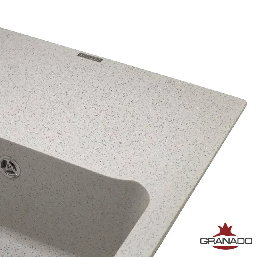 Кухонна гранітна мийка GRANADO Avila Gris