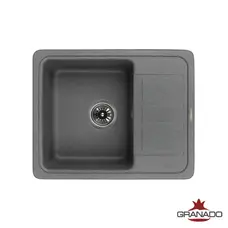 Кухонна гранітна мийка GRANADO Alanis Grafito