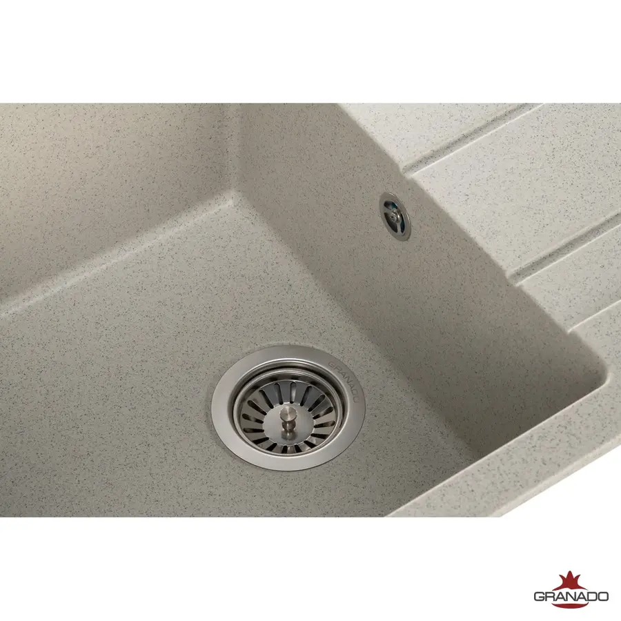 Кухонна гранітна мийка GRANADO Mora Gris