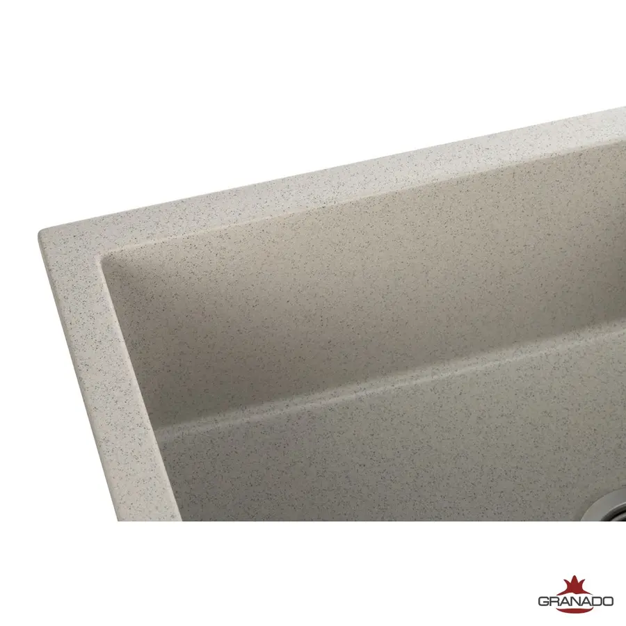 Кухонна гранітна мийка GRANADO Mora Gris