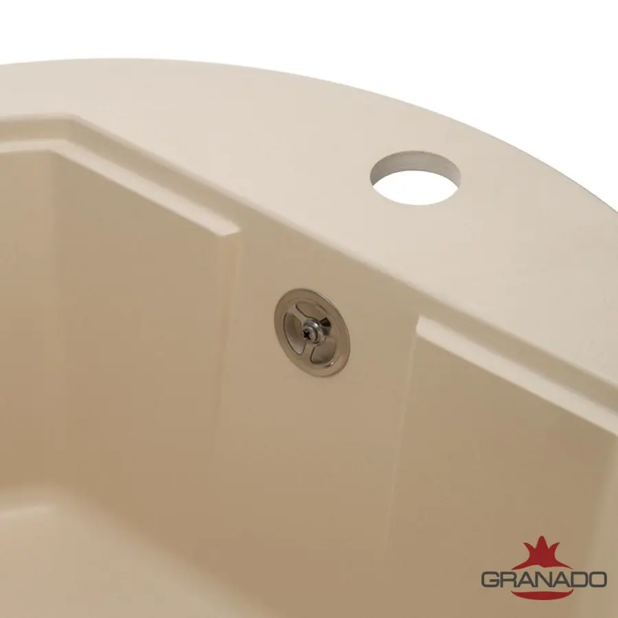 Кухонна гранітна мийка GRANADO Lugo Ivory