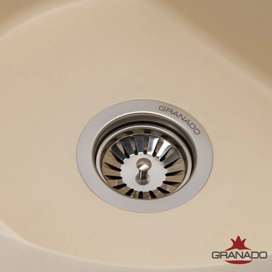 Кухонна гранітна мийка GRANADO Lugo Ivory