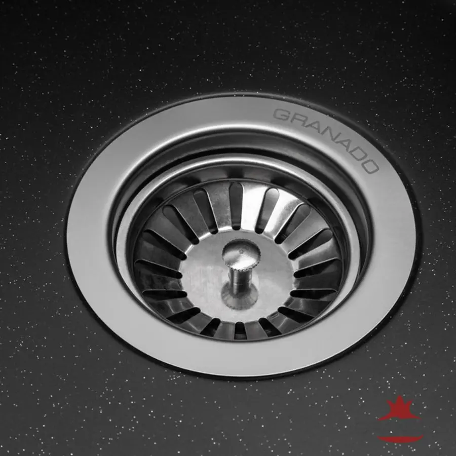 Кухонна гранітна мийка GRANADO Marbella Black shine