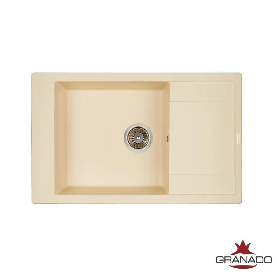 Кухонна гранітна мийка GRANADO Almeria Ivory