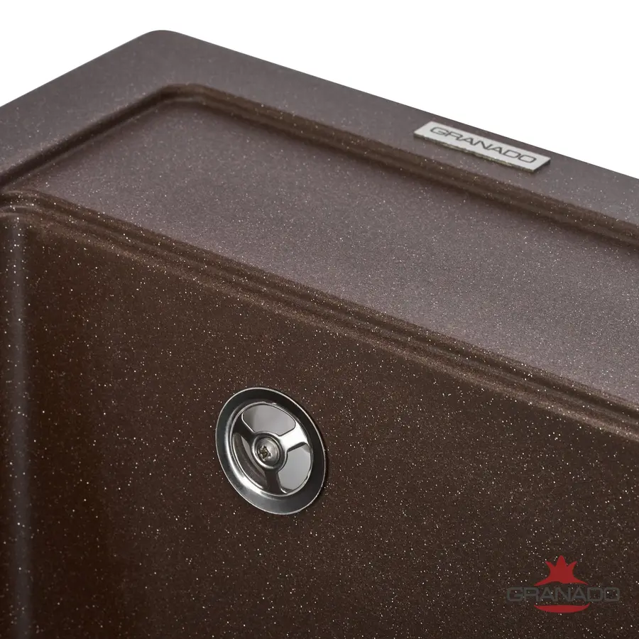 Кухонная гранитная мойка GRANADO Lerida Marron