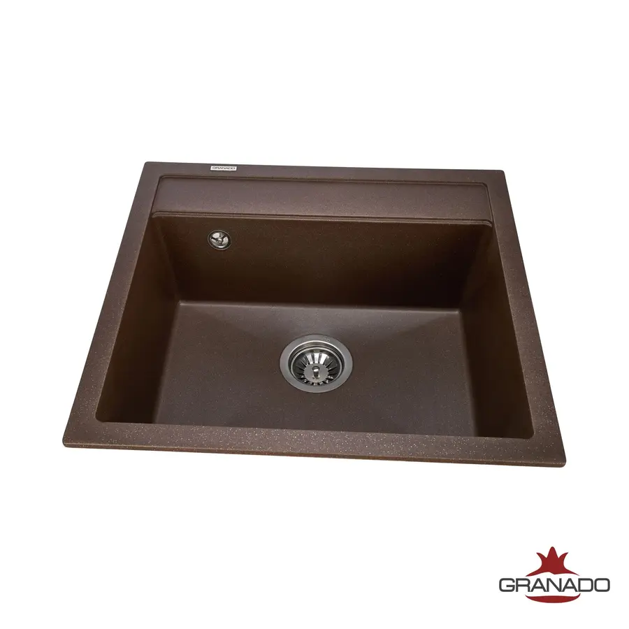 Кухонная гранитная мойка GRANADO Lerida Marron