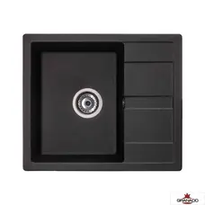 Кухонна гранітна мийка GRANADO Madrid Black shine