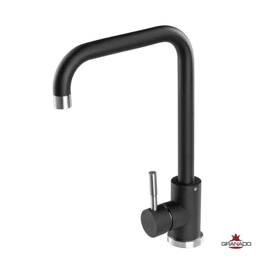 Змішувач кухонний GRANADO Oviedo Black shine